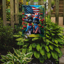 Load image into Gallery viewer, All American Poodle Garden Flag –  Dogs with American Flag Background by Caroline’s Treasures