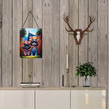 Load image into Gallery viewer, All American Poodle Wall or Door Hanging Prints