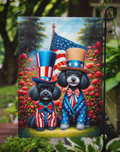 Load image into Gallery viewer, All American Poodle Garden Flag –  Dogs with American Flag Background by Caroline’s Treasures