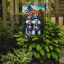 Load image into Gallery viewer, All American Poodle Garden Flag –  Dogs with American Flag Background by Caroline’s Treasures