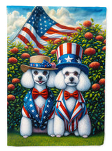 Load image into Gallery viewer, All American Poodle Garden Flag –  Dogs with American Flag Background by Caroline’s Treasures