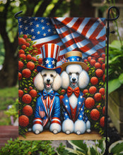 Load image into Gallery viewer, All American Poodle Garden Flag –  Dogs with American Flag Background by Caroline’s Treasures