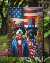 Load image into Gallery viewer, All American Portuguese Water Dog Garden Flag –  Dogs with American Flag Background by Caroline’s Treasures