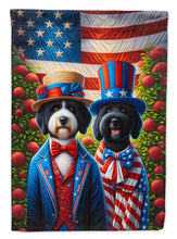 Load image into Gallery viewer, All American Portuguese Water Dog Garden Flag –  Dogs with American Flag Background by Caroline’s Treasures