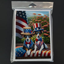 Load image into Gallery viewer, All American Rat Terrier Greeting Cards - Blank Note Cards – 8-Pack of Artist-Designed Cards with Envelopes