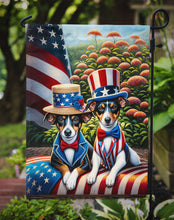Load image into Gallery viewer, All American Rat Terrier Garden Flag –  Dogs with American Flag Background by Caroline’s Treasures