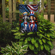 Load image into Gallery viewer, All American Saluki Garden Flag –  Dogs with American Flag Background by Caroline’s Treasures