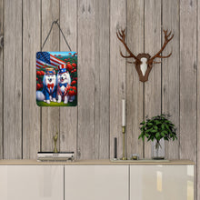 Load image into Gallery viewer, All American Samoyed Wall or Door Hanging Prints