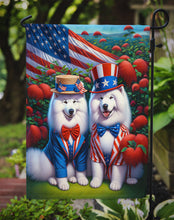 Load image into Gallery viewer, All American Samoyed Garden Flag –  Dogs with American Flag Background by Caroline’s Treasures