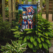 Load image into Gallery viewer, All American Westie Garden Flag –  Dogs with American Flag Background by Caroline’s Treasures