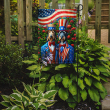 Load image into Gallery viewer, All American Scottish Deerhound Garden Flag –  Dogs with American Flag Background by Caroline’s Treasures