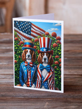 Load image into Gallery viewer, All American Welsh Springer Spaniel Greeting Cards - Blank Note Cards – 8-Pack of Artist-Designed Cards with Envelopes