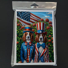 Load image into Gallery viewer, All American Welsh Springer Spaniel Greeting Cards - Blank Note Cards – 8-Pack of Artist-Designed Cards with Envelopes
