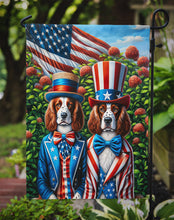 Load image into Gallery viewer, All American Welsh Springer Spaniel Garden Flag –  Dogs with American Flag Background by Caroline’s Treasures