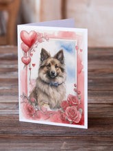 Load image into Gallery viewer, Belgian Tervuren Valentine Roses Greeting Cards - Blank Note Cards – 8-Pack of Artist-Designed Cards with Envelopes
