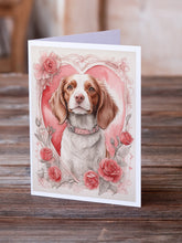 Load image into Gallery viewer, Brittany Valentine Roses Greeting Cards - Blank Note Cards – 8-Pack of Artist-Designed Cards with Envelopes