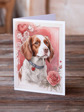 Load image into Gallery viewer, Brittany Valentine Roses Greeting Cards - Blank Note Cards – 8-Pack of Artist-Designed Cards with Envelopes