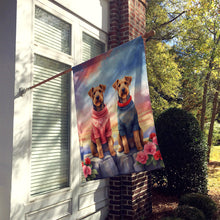 Load image into Gallery viewer, Airedale Terrier Two Hearts House Flag