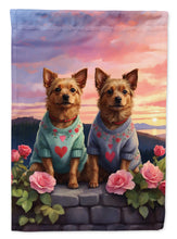 Load image into Gallery viewer, Australian Terrier Two Hearts House Flag