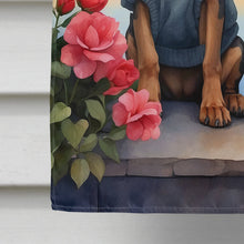 Load image into Gallery viewer, Bloodhound Two Hearts House Flag