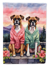Load image into Gallery viewer, Boxer Two Hearts House Flag