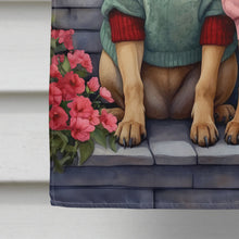Load image into Gallery viewer, Bullmastiff Two Hearts House Flag
