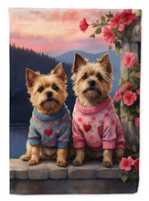 Load image into Gallery viewer, Cairn Terrier Two Hearts House Flag