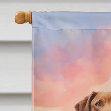 Load image into Gallery viewer, Chesapeake Bay Retriever Two Hearts House Flag