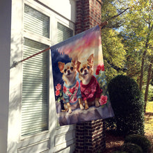 Load image into Gallery viewer, Chihuahua Two Hearts House Flag