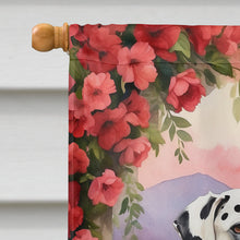 Load image into Gallery viewer, Dalmatian Two Hearts House Flag