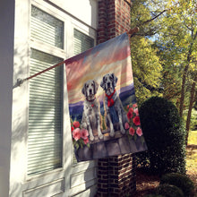 Load image into Gallery viewer, English Setter Two Hearts House Flag