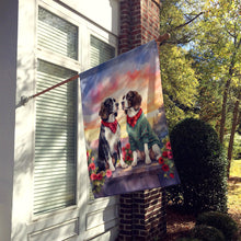 Load image into Gallery viewer, English Springer Spaniel Two Hearts House Flag