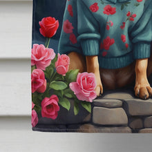 Load image into Gallery viewer, French Bulldog Two Hearts House Flag