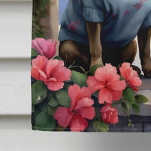 Load image into Gallery viewer, French Bulldog Two Hearts House Flag