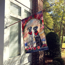 Load image into Gallery viewer, Great Dane Two Hearts House Flag