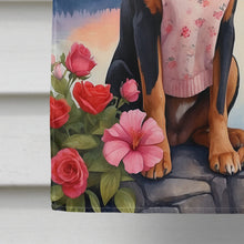Load image into Gallery viewer, Greater Swiss Mountain Dog Two Hearts House Flag