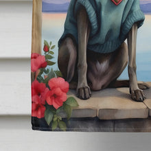 Load image into Gallery viewer, Greyhound Two Hearts House Flag