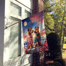 Load image into Gallery viewer, Irish Terrier Two Hearts House Flag