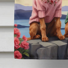 Load image into Gallery viewer, Irish Terrier Two Hearts House Flag