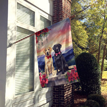 Load image into Gallery viewer, Labrador Retriever Two Hearts House Flag