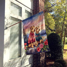 Load image into Gallery viewer, Lakeland Terrier Two Hearts House Flag
