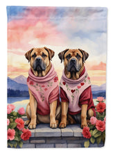 Load image into Gallery viewer, Mastiff Two Hearts House Flag