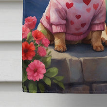 Load image into Gallery viewer, Norwich Terrier Two Hearts House Flag