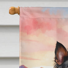 Load image into Gallery viewer, Papillon Two Hearts House Flag
