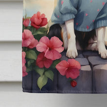 Load image into Gallery viewer, Papillon Two Hearts House Flag