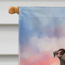 Load image into Gallery viewer, Pit Bull Terrier Two Hearts House Flag