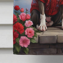 Load image into Gallery viewer, Pit Bull Terrier Two Hearts House Flag