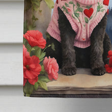 Load image into Gallery viewer, Portuguese Water Dog Two Hearts House Flag