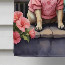 Load image into Gallery viewer, Pug Two Hearts House Flag