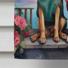 Load image into Gallery viewer, Saluki Two Hearts House Flag